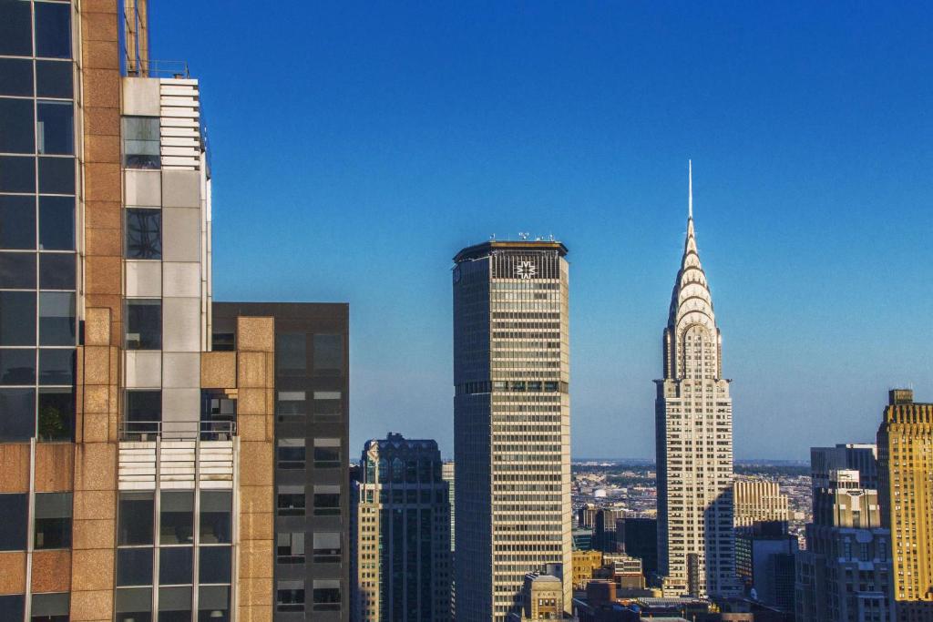 Nespecifikovaný výhled na destinaci New York nebo výhled na město při pohledu z hotelu