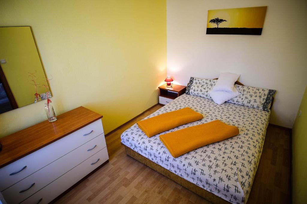 Posteľ alebo postele v izbe v ubytovaní Studio Apartments Shanti