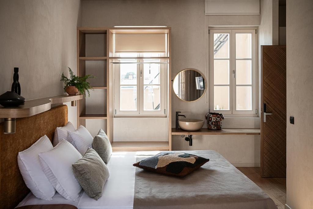 Koupelna v ubytování Casa Modiano Boutique