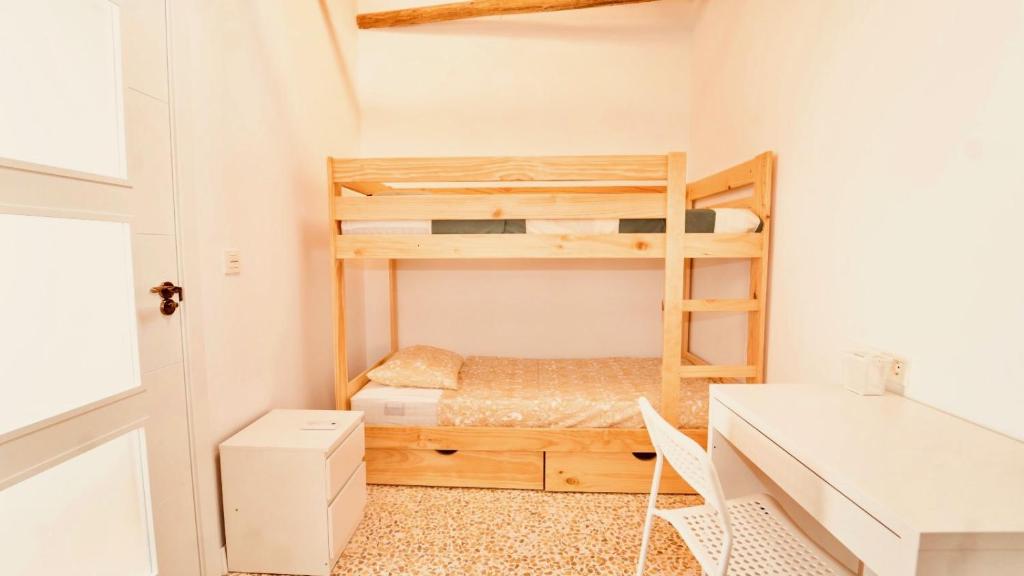 Postel nebo postele na pokoji v ubytování Alojamiento Nevada