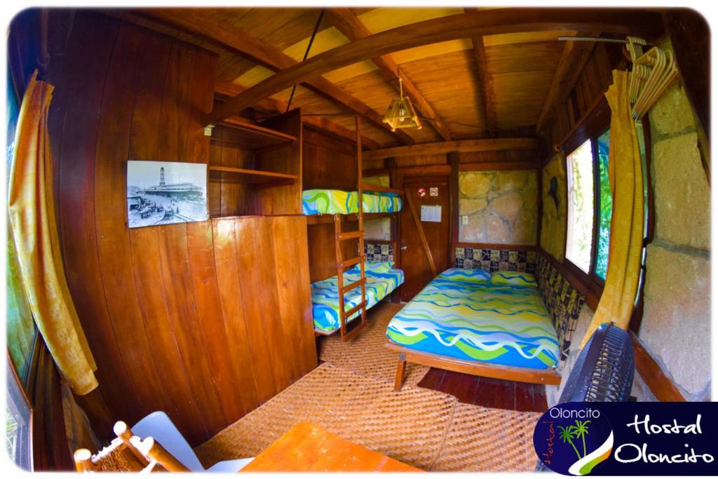 Postel nebo postele na pokoji v ubytování Hostal Oloncito