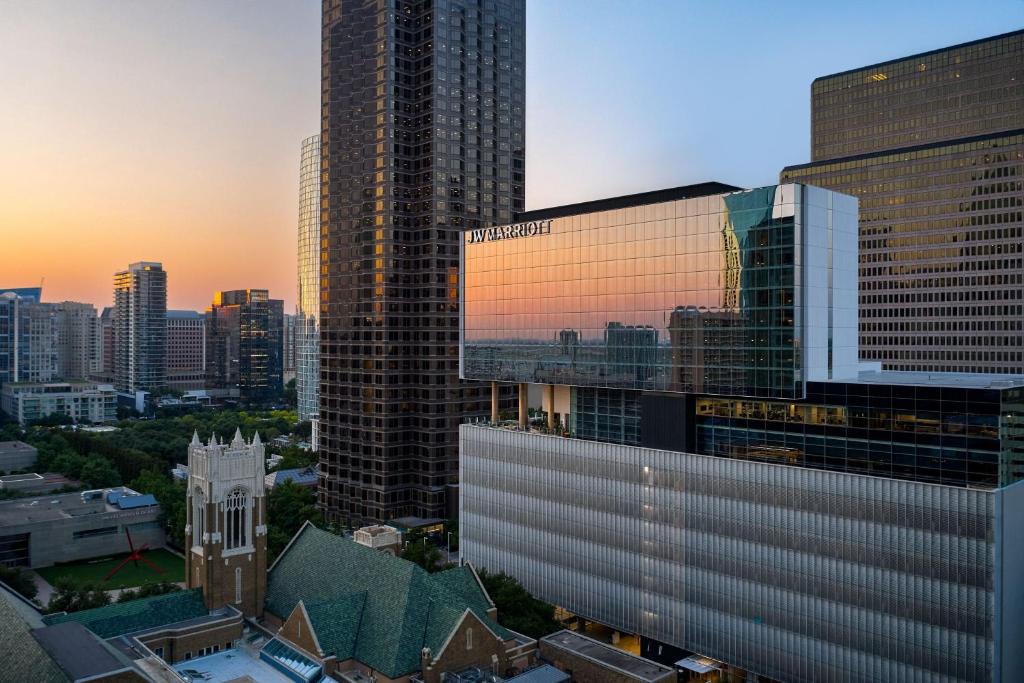 a view of a city skyline with tall buildings at JW Marriott Dallas Arts District in Dallas