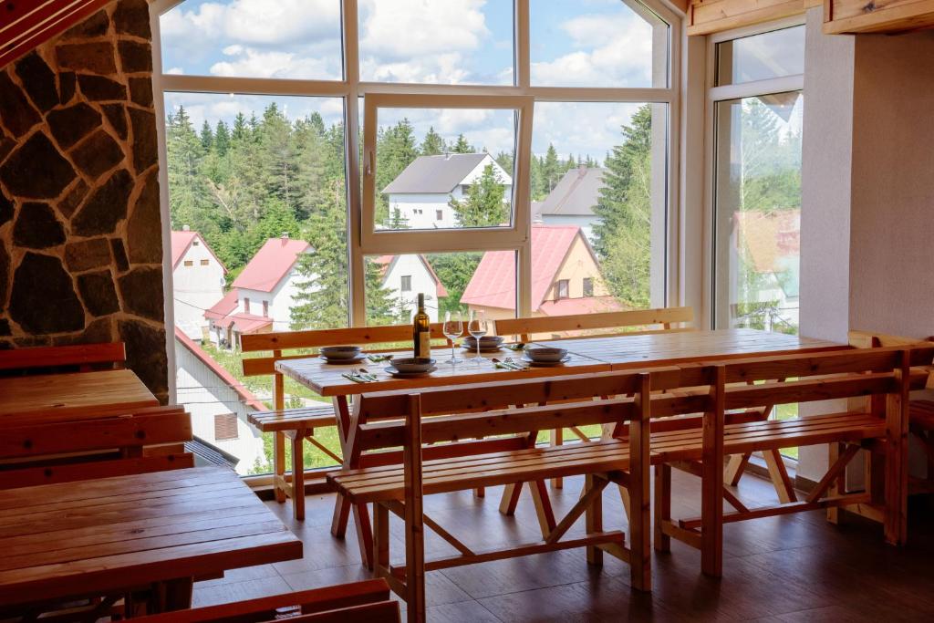 Posezení v ubytování Premium Apartments