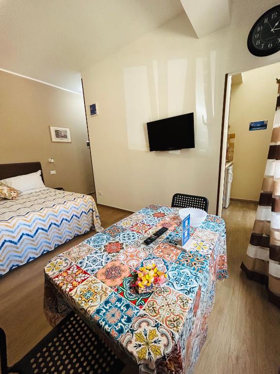 Posteľ alebo postele v izbe v ubytovaní SicilyHouse Palermo