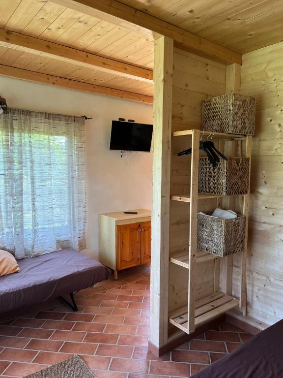 Postel nebo postele na pokoji v ubytování Myosotyss apartment
