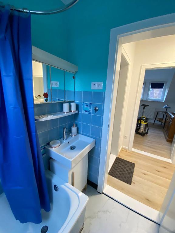 Koupelna v ubytování Haus Sunshine - Ferienwohnung Sunshine 1