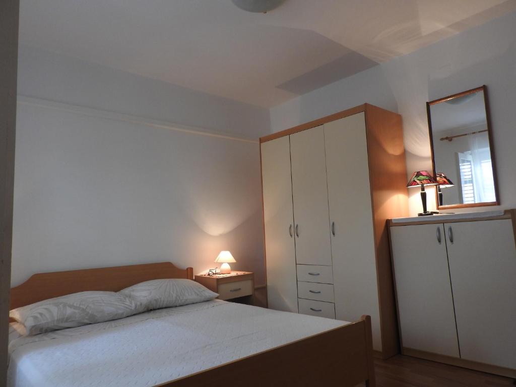 Postel nebo postele na pokoji v ubytování Apartman David