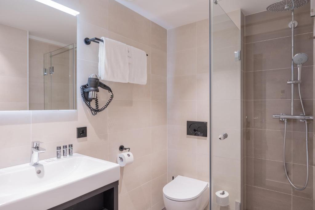 Kúpeľňa v ubytovaní Boutique Hotel Corona