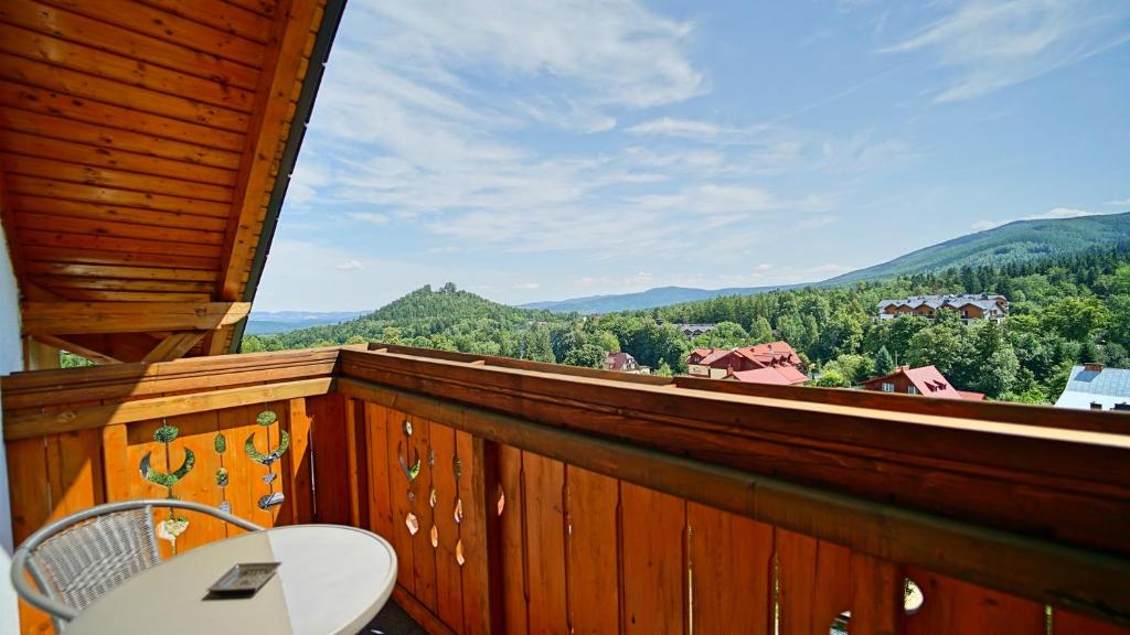 Výhľad na hory alebo výhľad na hory priamo z apartmánu