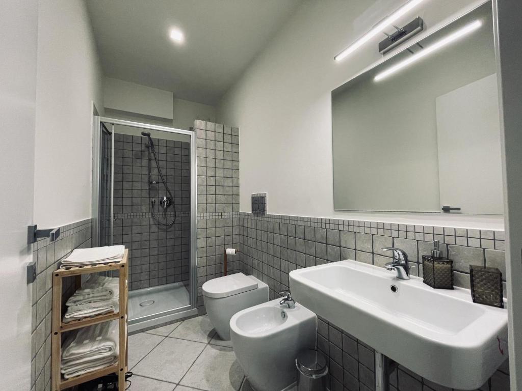 Koupelna v ubytování Agriturismo BioCore 2 - Colledoro