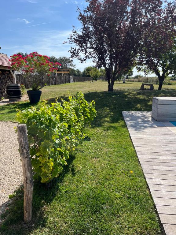 Zahrada ubytování Petite dépendance vue piscine