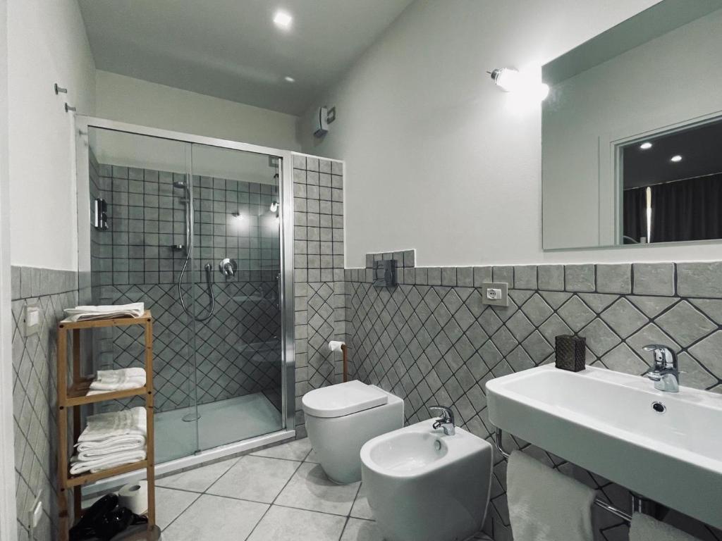Koupelna v ubytování Agriturismo BioCore 2 - Colledoro