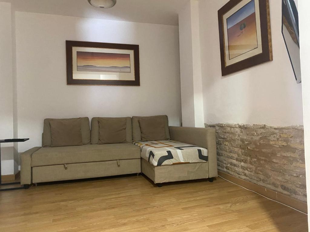 Posezení v ubytování Apartamentos del Casco