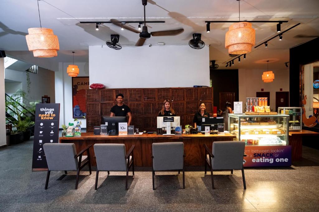 Nápoje v ubytování Mad Monkey Hostel Phnom Penh