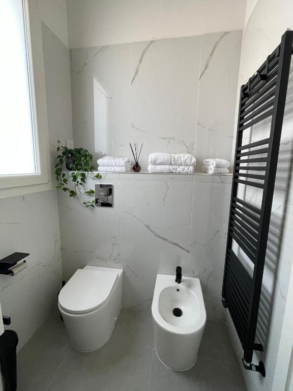 Koupelna v ubytování Martanna Rooms