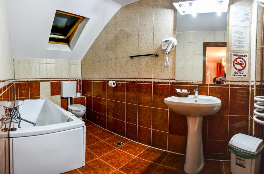 Koupelna v ubytování Noblesse House Deva
