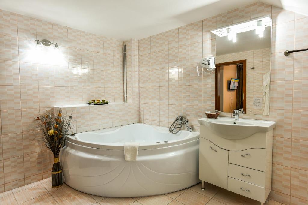 Koupelna v ubytování Noblesse House Deva
