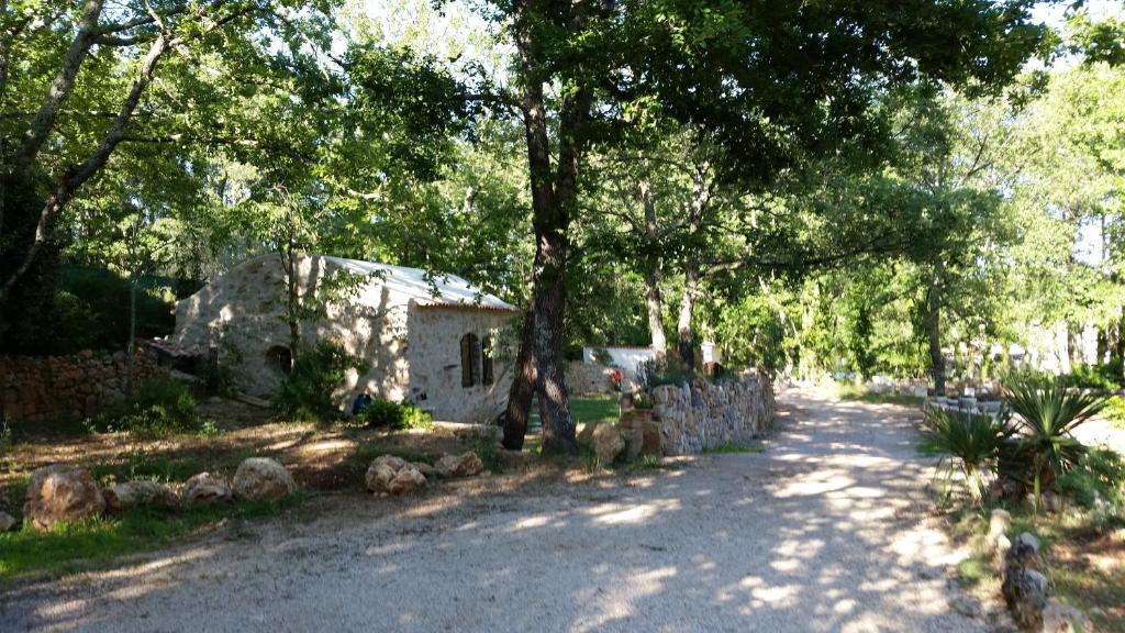 Zahrada ubytování Le Donjon des Combes et son Spa