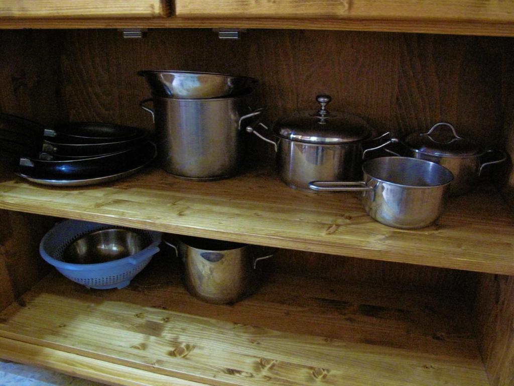 A kitchen or kitchenette at Diving Center Punta Stilo