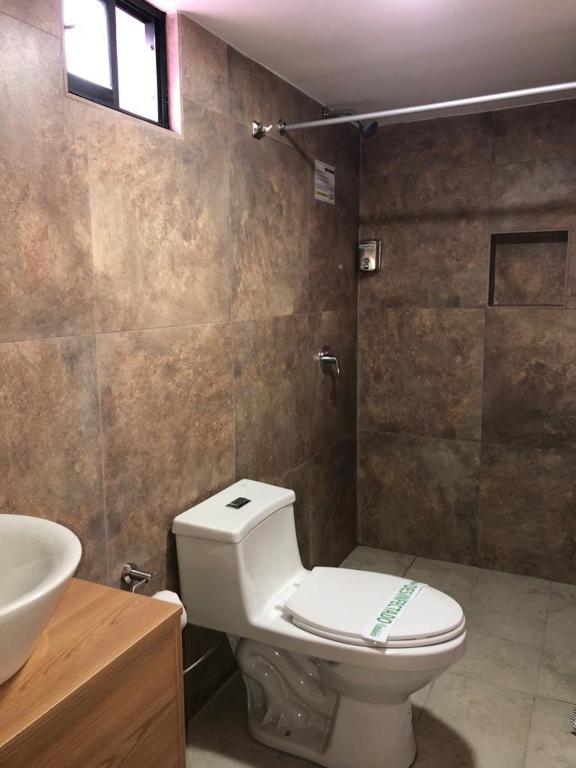 Koupelna v ubytování Hostal Terra 4 - EL LABRADOR