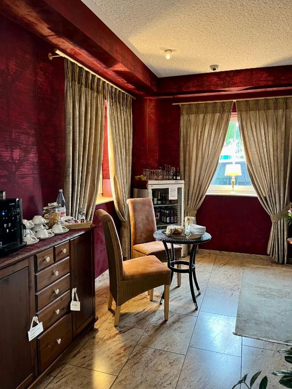 Posezení v ubytování Garni Hotel Henn