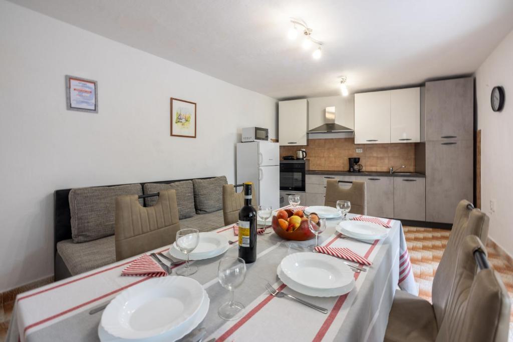 Kuchyň nebo kuchyňský kout v ubytování House Katica