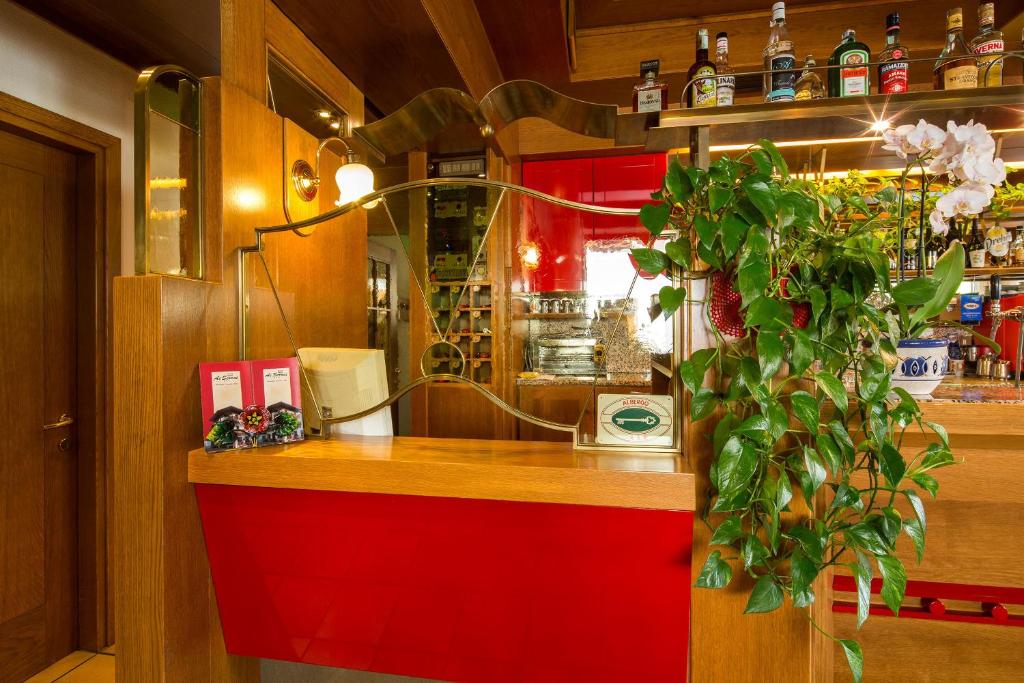 Lounge nebo bar v ubytování Hotel Garnì Ai Serrai