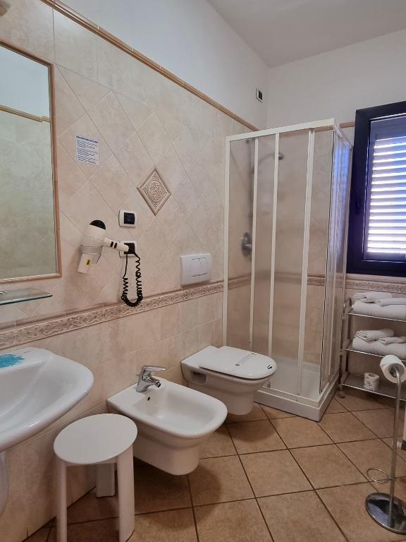 Łazienka w obiekcie Hotel Delle Isole