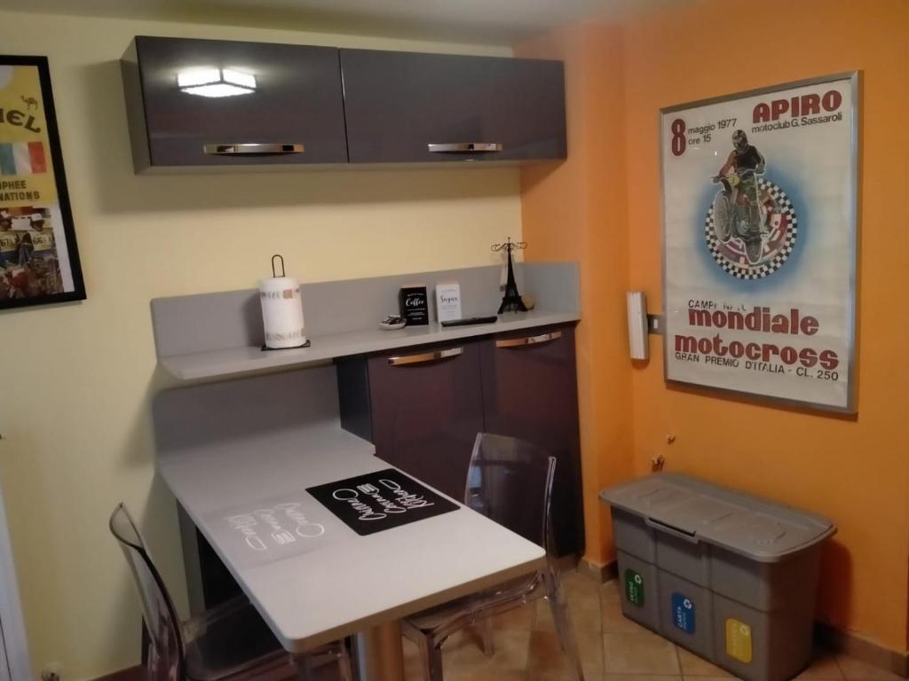 Kuchyň nebo kuchyňský kout v ubytování B&B CINGVLVM