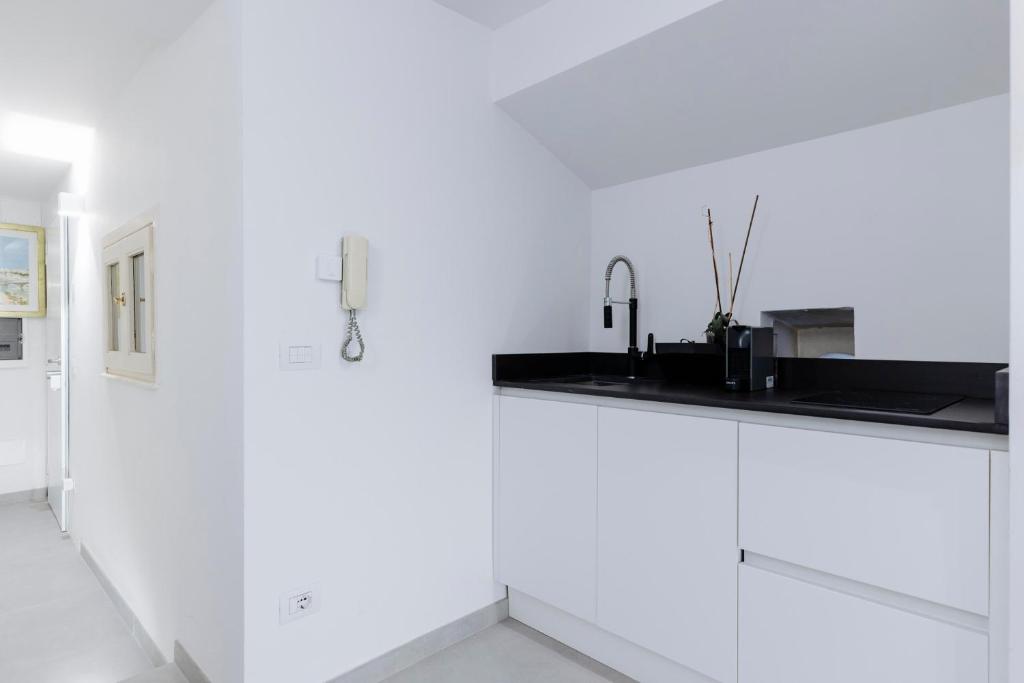 Kuchyň nebo kuchyňský kout v ubytování Pantheon Experience Suite