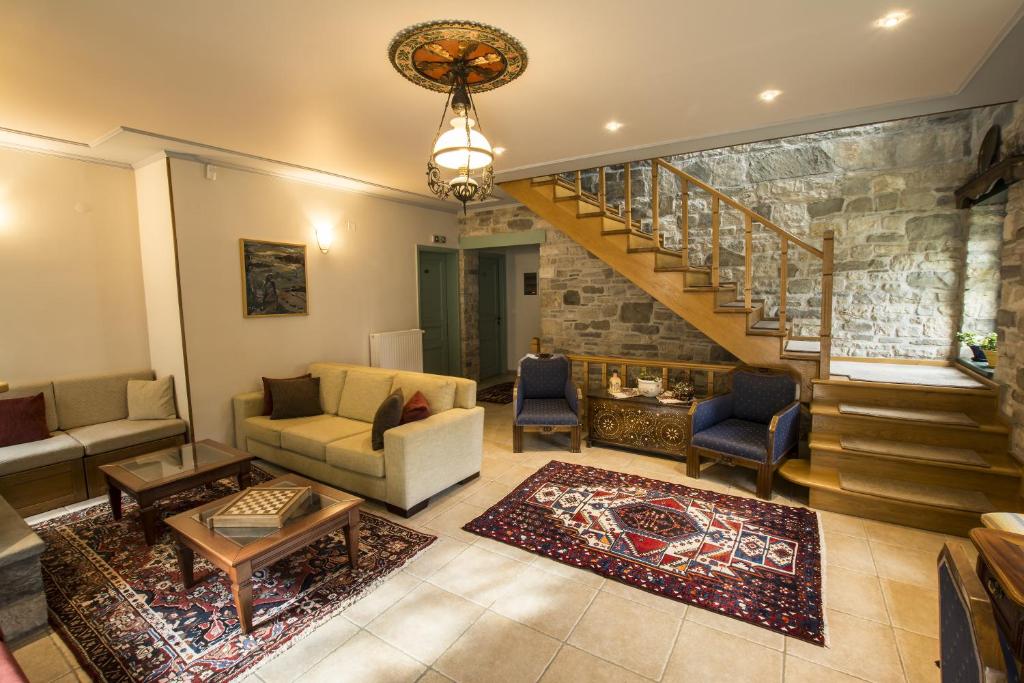 Posezení v ubytování Gaia Guesthouse