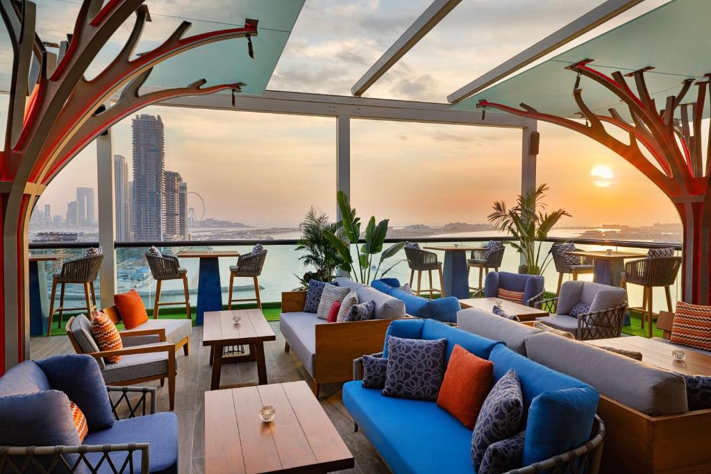 Posezení v ubytování Marriott Resort Palm Jumeirah, Dubai