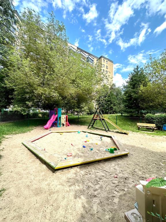 Detský kútik v ubytovaní Gocław 2 rooms Parking Free