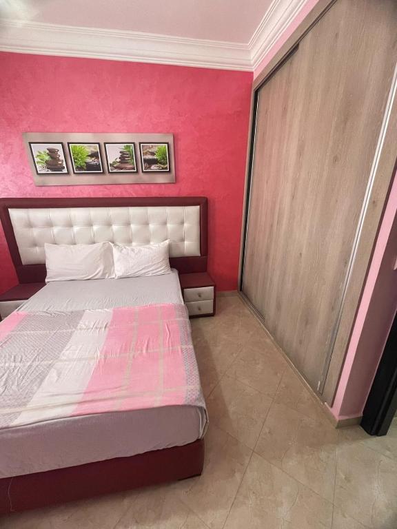 Postel nebo postele na pokoji v ubytování Nouvelle résidence aprt 8 3 min la plage