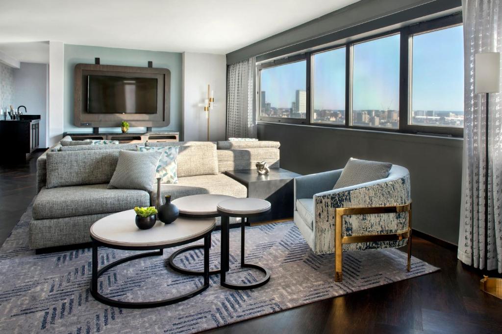 Posezení v ubytování Boston Marriott Copley Place