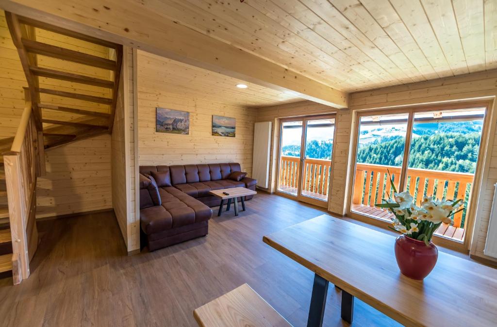 Posezení v ubytování Apartmaji na kozolcu - Smogavc