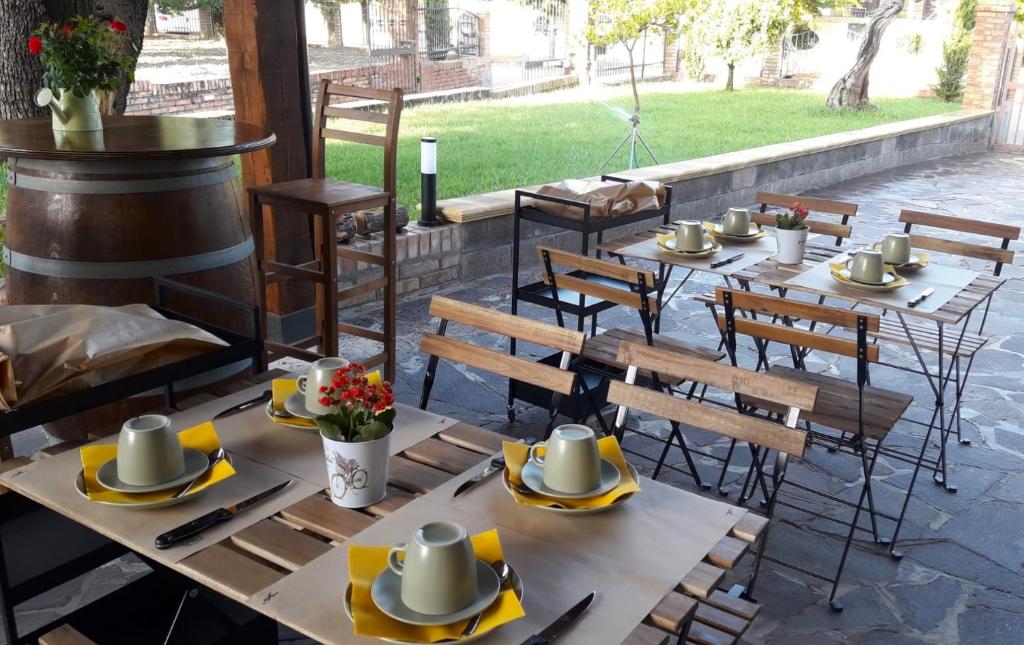 Restaurace v ubytování A casa dei nonni B&B