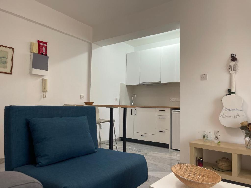 Kuchyň nebo kuchyňský kout v ubytování Nicosia Downtown Cozy