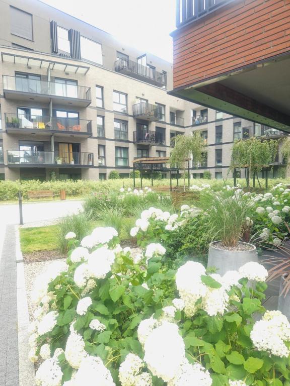 Vonkajšia záhrada v ubytovaní Serce miasta Gdansk apartament