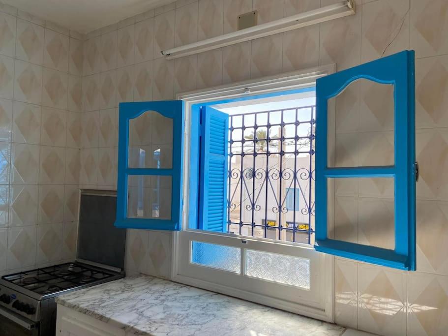Postel nebo postele na pokoji v ubytování Etage de villa à Houmet Souk, Djerba