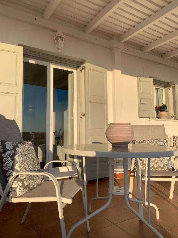 Kuchyň nebo kuchyňský kout v ubytování Sea and Salt Naxos 2