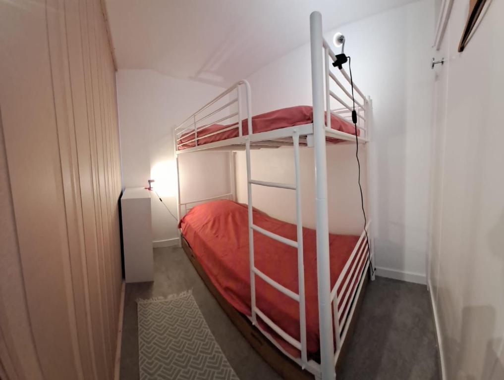 Posteľ alebo postele v izbe v ubytovaní Appartement 2 à 4 personnes Luchon centre