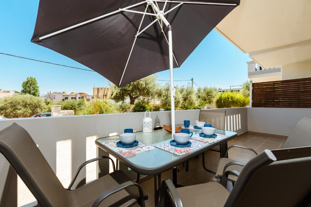 Patio nebo venkovní prostory v ubytování Harmony Apartments
