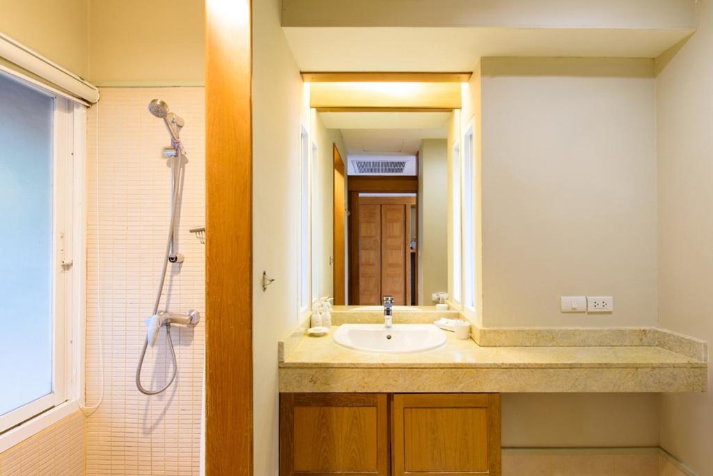 Koupelna v ubytování Veranda Lodge