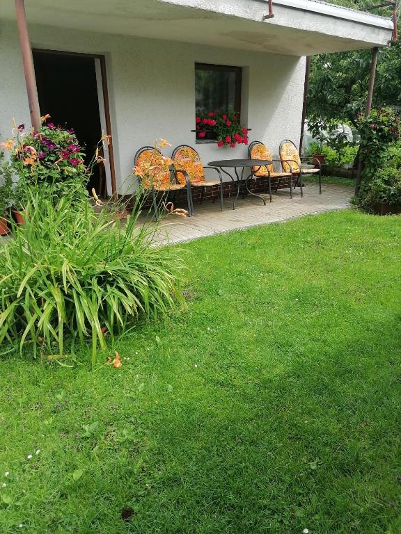 Zahrada ubytování ubytování v apartmánu