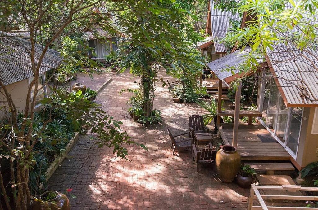 Zahrada ubytování Veranda Lodge