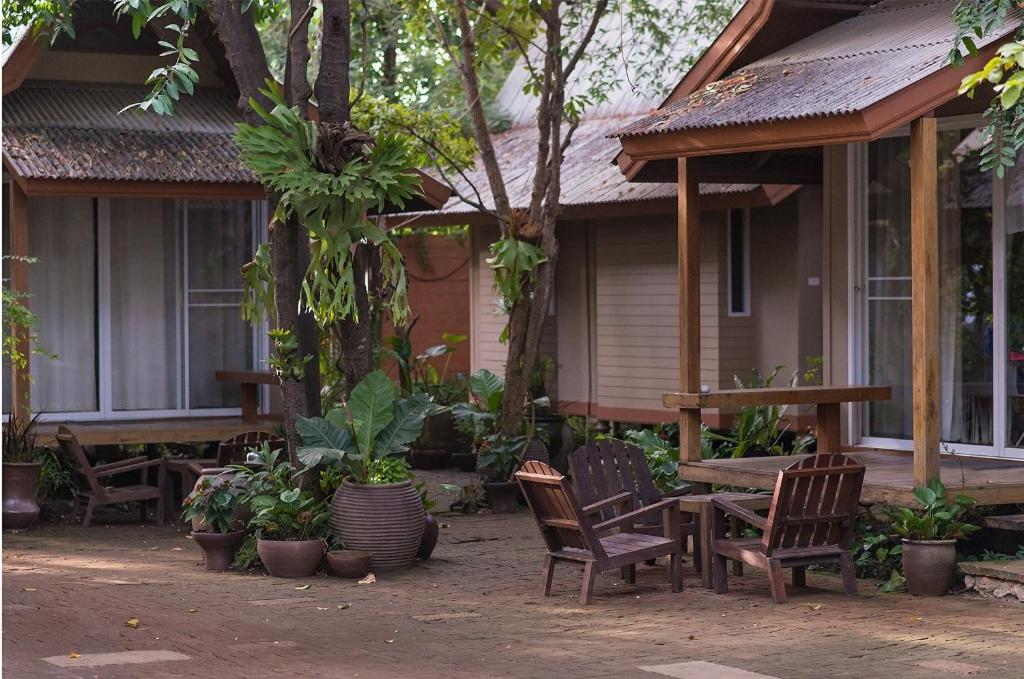 Zahrada ubytování Veranda Lodge
