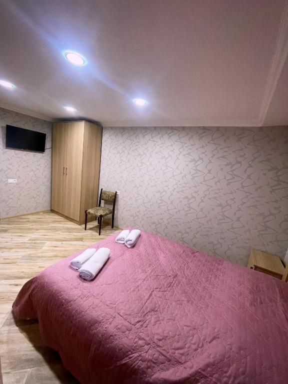 Postel nebo postele na pokoji v ubytování Guest house LALO