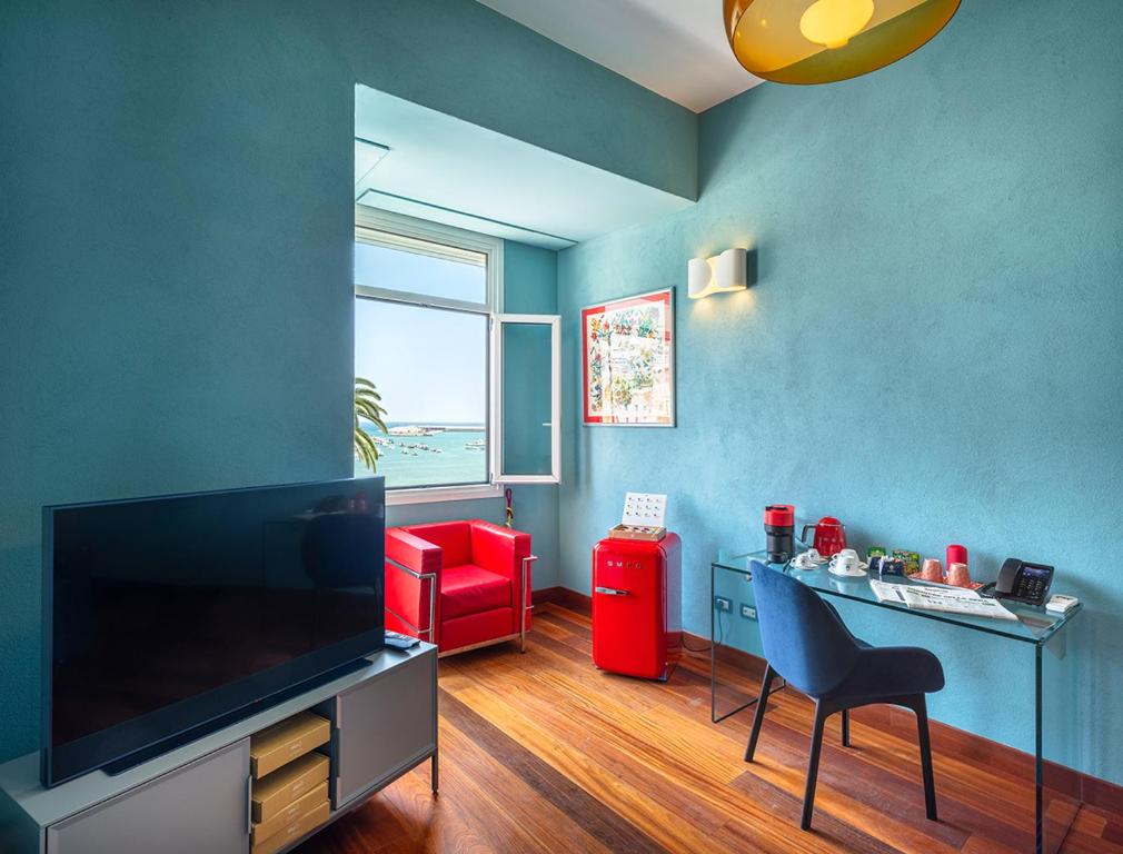 Posezení v ubytování Rosabianca Boutique Hotel
