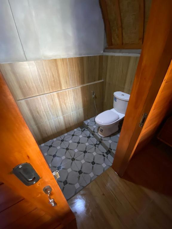 Koupelna v ubytování D'Yoga Bamboo House
